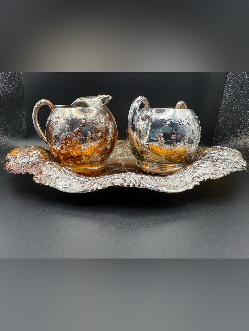 Vintage Steri-Lite cream and sugar